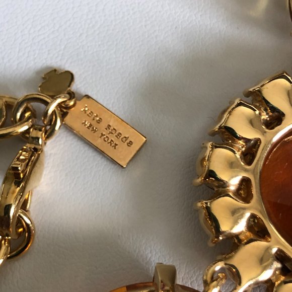 KATE SPADE Neutral Orchestra Hall Statement Necklace - Picture 11 of 12